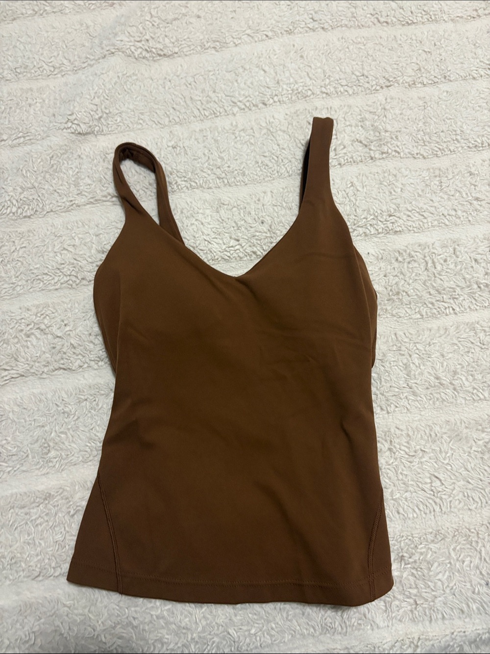 Lululemon Brown Align V-Neck Tank Top size 2